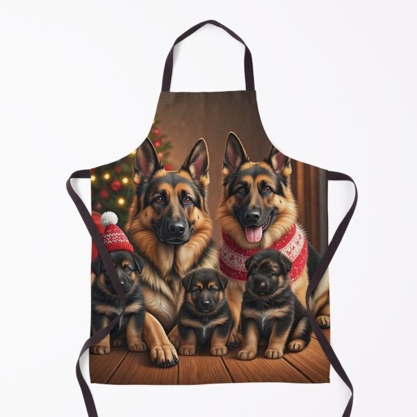 Item preview, German Shepherd Family Christmas designed and sold by kyxur.