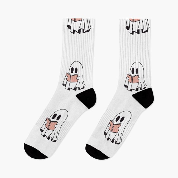 Item preview, Cute ghost reading designed and sold by Deesreadingtree.