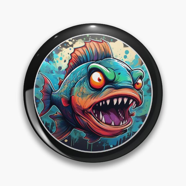 Item preview, Cartoon Angry Piranha Joe designed and sold by Boxing Kangaroo Retail Company.
