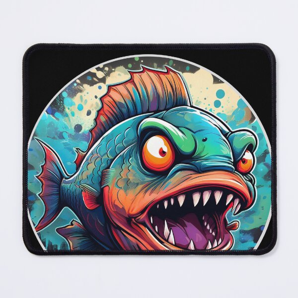 Item preview, Cartoon Angry Piranha Joe designed and sold by Boxing Kangaroo Retail Company.