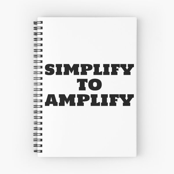Item preview, Simplify To Amplify designed and sold by BoldImpDes.