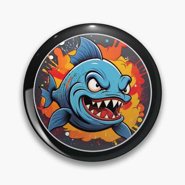 Item preview, Cartoon Angry Piranha Joe designed and sold by Boxing Kangaroo Retail Company.