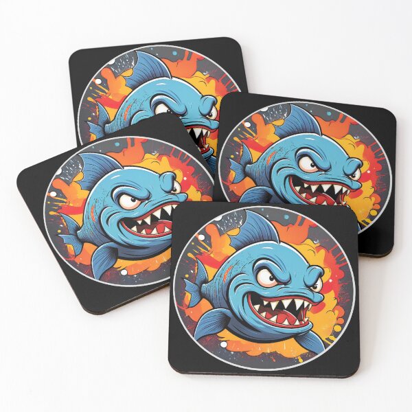 Item preview, Cartoon Angry Piranha Joe designed and sold by Boxing Kangaroo Retail Company.