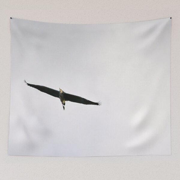 Item preview, Grey heron grey sky designed and sold by Jouko Lehto Photography.