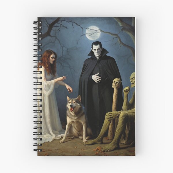 Item preview, Ghouls family photo cool horror painting designed and sold by Vintage Designs +.