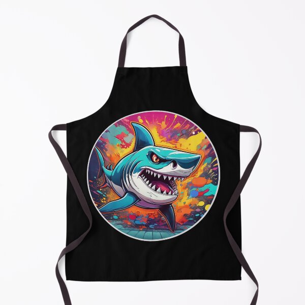 Item preview, Cartoon Angry Shark designed and sold by Boxing Kangaroo Retail Company.
