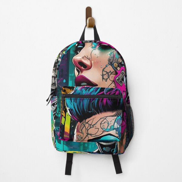 Item preview, Cyberpunk Girl Pop Art 2 - Sci Fi Art concept designed and sold by Delerat7.