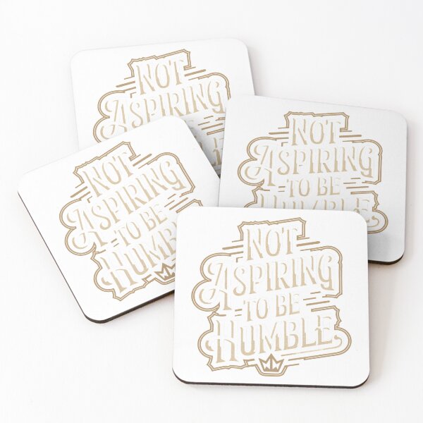 Item preview, Not aspiring to be humble quote designed and sold by RedCircleArt.
