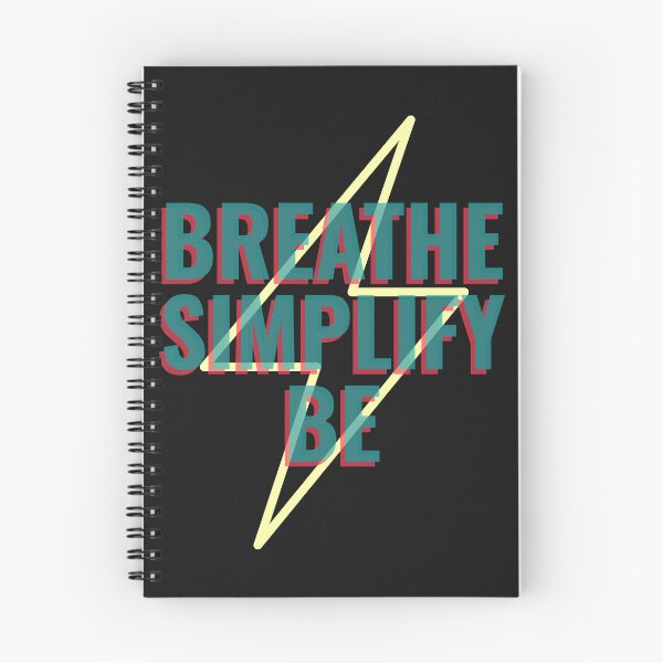 Artikelvorschau, Breathe. Simplify. Be. entworfen und verkauft von BoldImpDes.