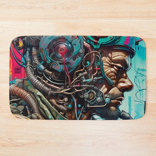Item preview, Cyberpunk Net Runner Pop Art - Sci Fi Art concept designed and sold by Delerat7.