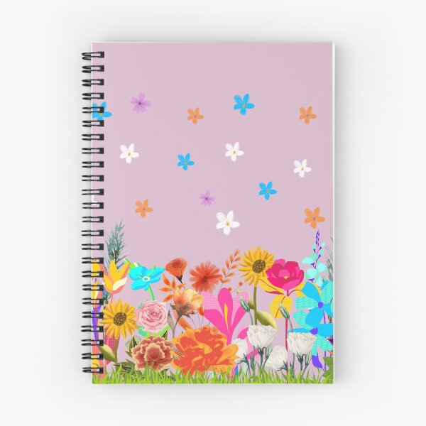 Item preview, "Colorful Flower Garden with Butterflies" designed and sold by Graphollio-shop.