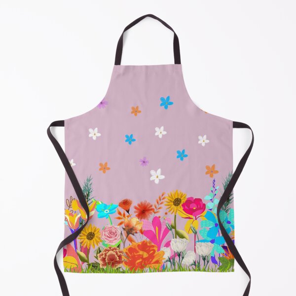 Item preview, "Colorful Flower Garden with Butterflies" designed and sold by Graphollio-shop.
