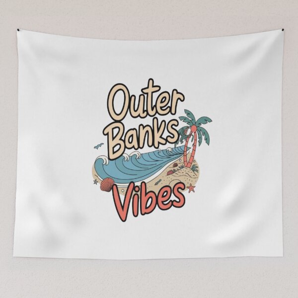 Item preview, Outer Banks summer trip Sticker designed and sold by ColorsSoul ⭐️⭐️⭐️⭐️⭐️.