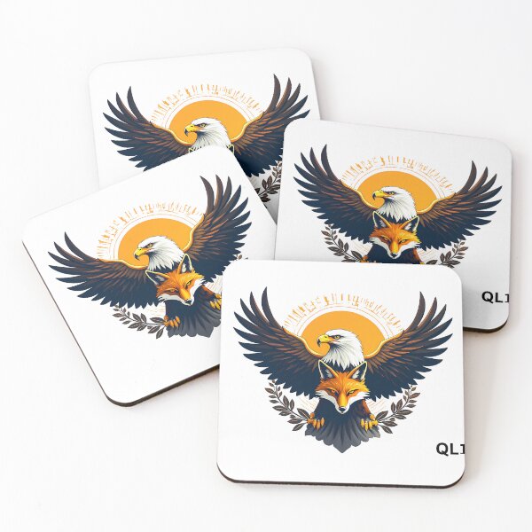 Item preview, QL1 Eagle and Fox Logo designed and sold by Foxx-One.