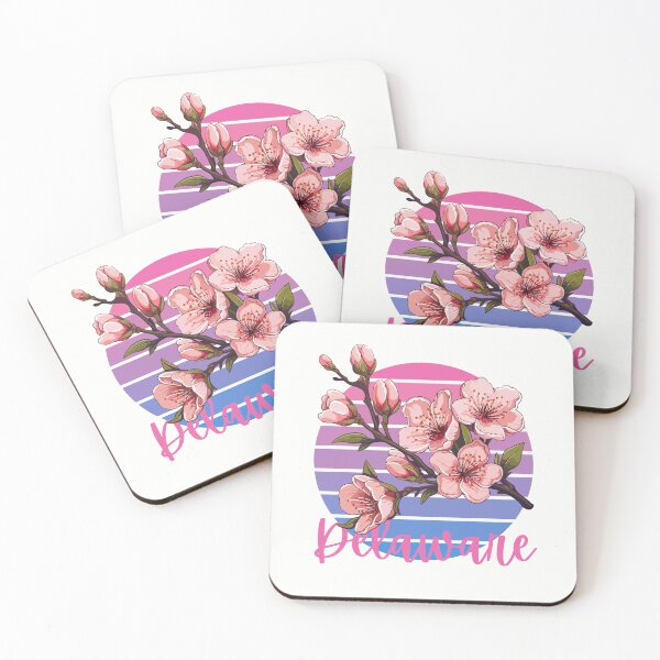 Item preview, Delaware State Flower Peach Blossom Classic T-shirt Sticker designed and sold by ThinkNature!.
