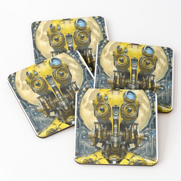 Item preview, Yellow Robot - Sci Fi Art concept designed and sold by Delerat7.