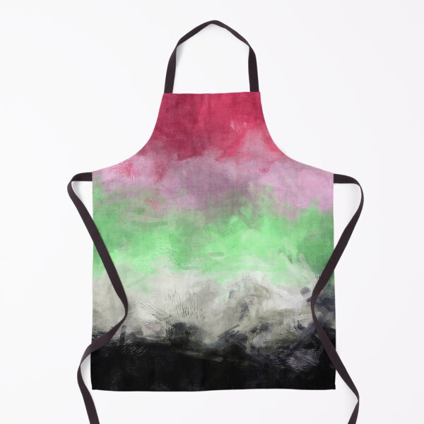 Item preview, Funky Grungy Eclectic Abstract Digital Recipromantic Pride Flag designed and sold by Chaos Queery.