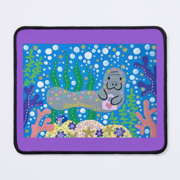 Item preview, Manatee swims the Great Barrier Reef  designed and sold by Suemickey.