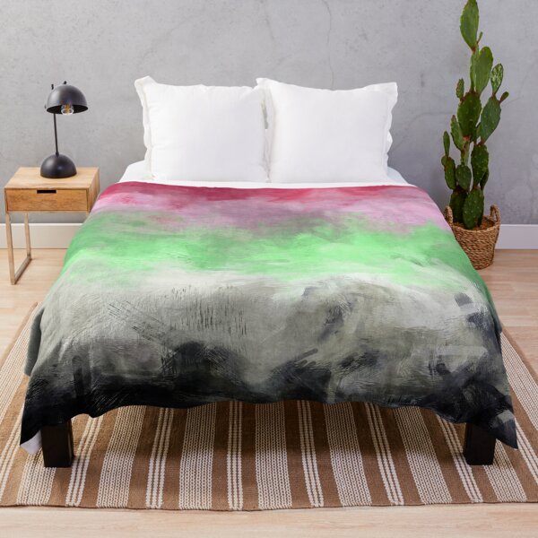 Item preview, Funky Grungy Eclectic Abstract Digital Recipromantic Pride Flag designed and sold by Chaos Queery.