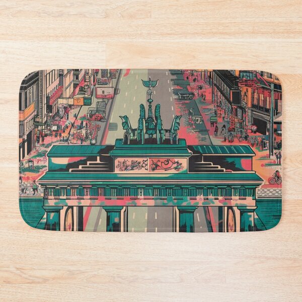 Item preview, Berlin Vintage Travel Poster designed and sold by TravelerRat.