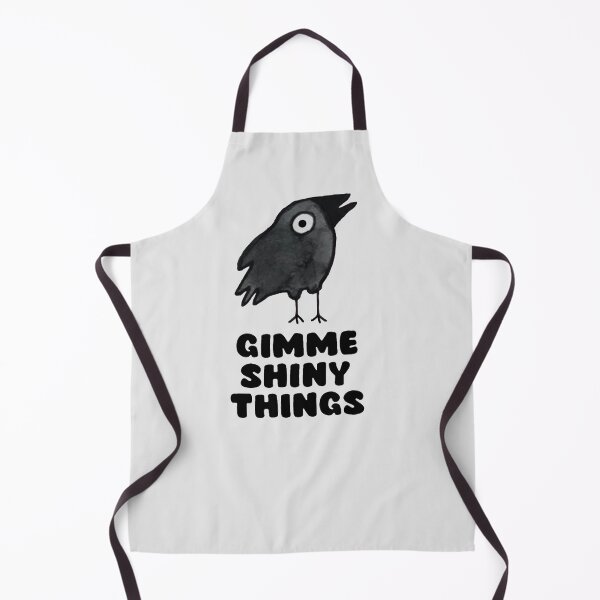 Item preview, Gimme Shiny Things Crow designed and sold by Stacey Roman.