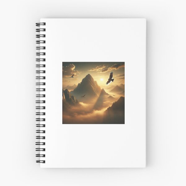 Item preview, Hawks Flying Above The Mountains designed and sold by PawPrintDecals.