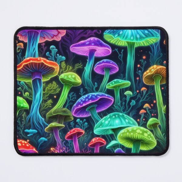 Item preview, Fluorescent Mushrooms designed and sold by Junipurr’s Corner .