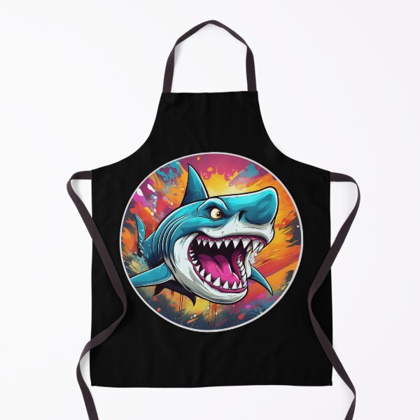 Item preview, Cartoon Angry Shark designed and sold by Boxing Kangaroo Retail Company.