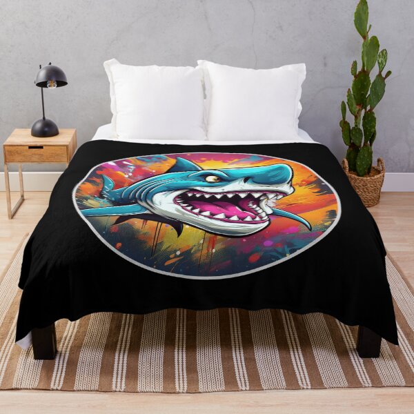 Item preview, Cartoon Angry Shark designed and sold by Boxing Kangaroo Retail Company.