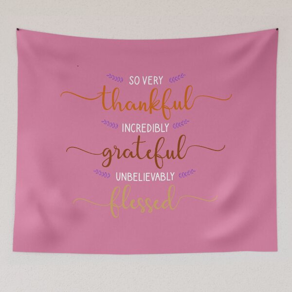 Item preview, Thankful and blessed tee Grateful Hearts Thankful and Blessed T Shirt designed and sold by TrebdoraCrafts.