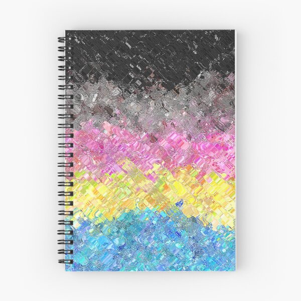 Item preview, Trippy Squiggly Funky Groovy Psychedelic Digital Abstract Polygender Pride Flag designed and sold by Chaos Queery.