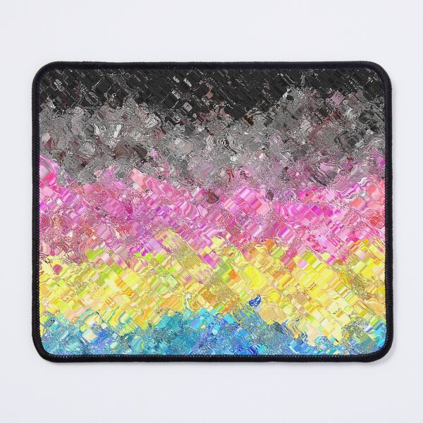 Item preview, Trippy Squiggly Funky Groovy Psychedelic Digital Abstract Polygender Pride Flag designed and sold by Chaos Queery.