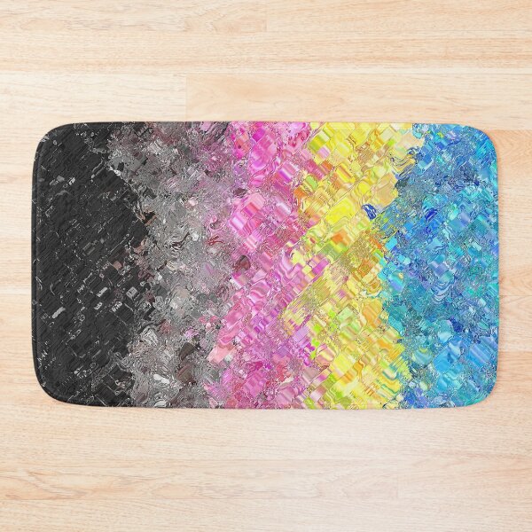 Item preview, Trippy Squiggly Funky Groovy Psychedelic Digital Abstract Polygender Pride Flag designed and sold by Chaos Queery.