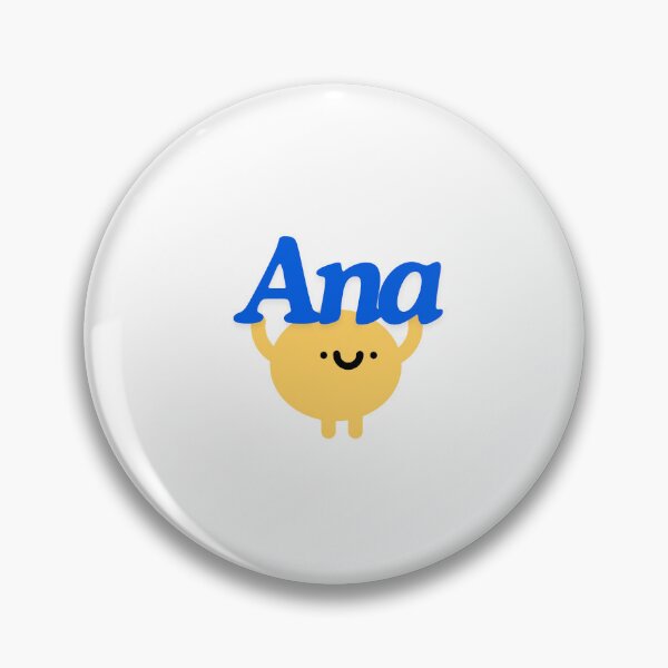 Item preview, “Ana" name with happy face :) designed and sold by Rocky Designs.