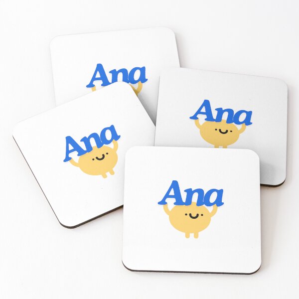 Item preview, “Ana" name with happy face :) designed and sold by Rocky Designs.