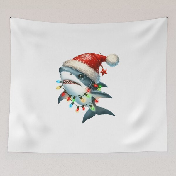 Item preview, Christmas Bull Shark designed and sold by devonclemon.