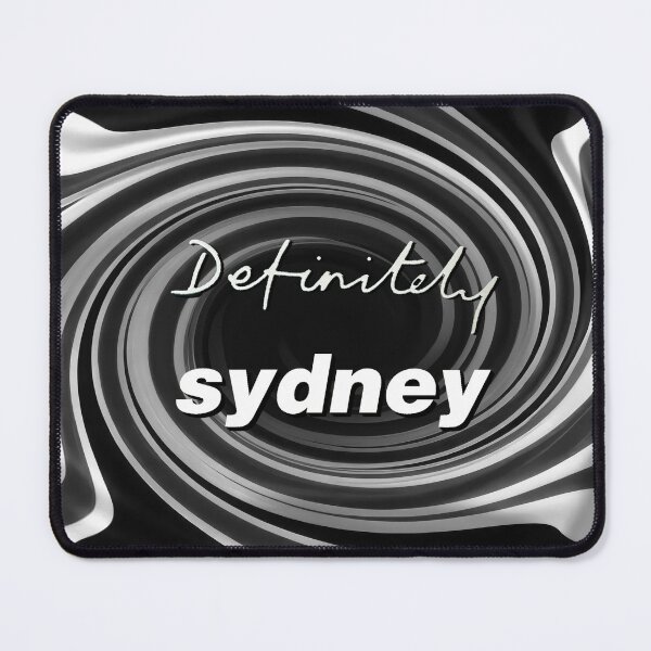 Item preview, Black and White Sydney Oasis swirl designed and sold by BritTops.