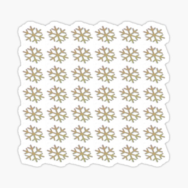 Snowflakes pattern for your home Sticker