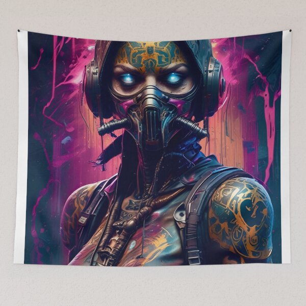 Item preview, Cyberpunk Edgerunner Assassin 2 - Sci Fi Art concept designed and sold by Delerat7.