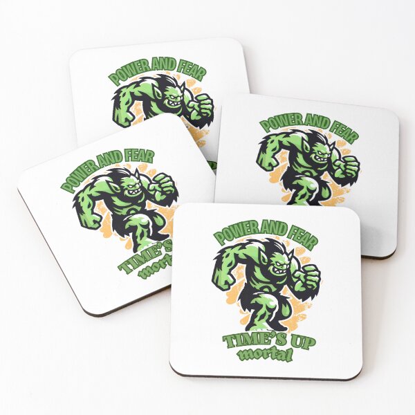 Item preview, Power and Fear, Time's Up mortal: Emerald Fury Unleashed designed and sold by SplashTastic.