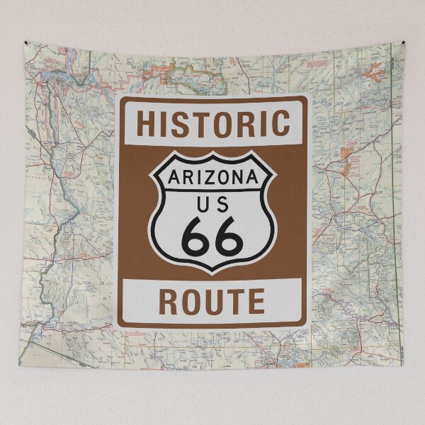 Item preview, Historic Route 66 Marker Arizona designed and sold by Enzwell.