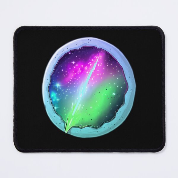 Item preview, Blue Pink Green Space Pizza designed and sold by blugost.
