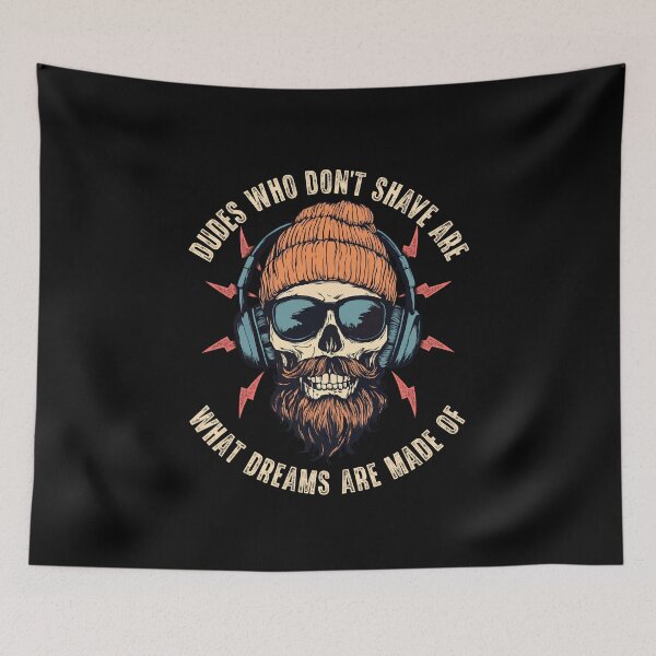 Item preview, Skull and Beard Bearded Dudes designed and sold by Betsytiptoe.