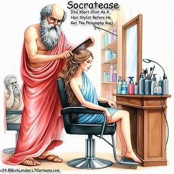 Artwork thumbnail, Socratease: From Hair Stylist To Philosopher by Rick London Gifts
