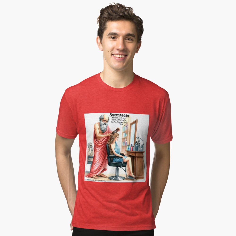 Item preview, Tri-blend T-Shirt designed and sold by ltcartoons.