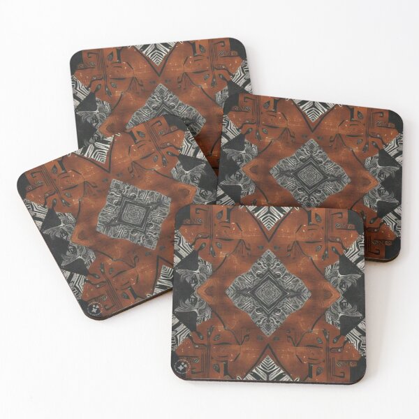 Item preview, Rust Black Mud Cloth designed and sold by artenvironments.