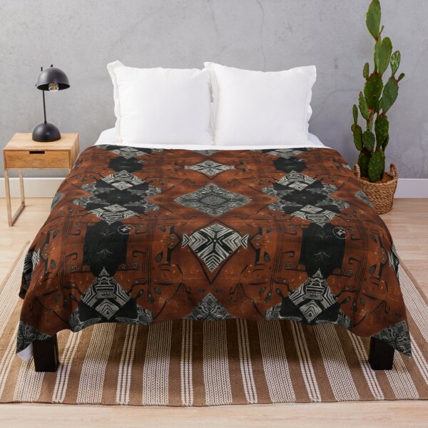 Item preview, Rust Black Mud Cloth designed and sold by artenvironments.