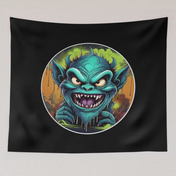 Item preview, Cartoon Angry Gremlin designed and sold by Boxing Kangaroo Retail Company.