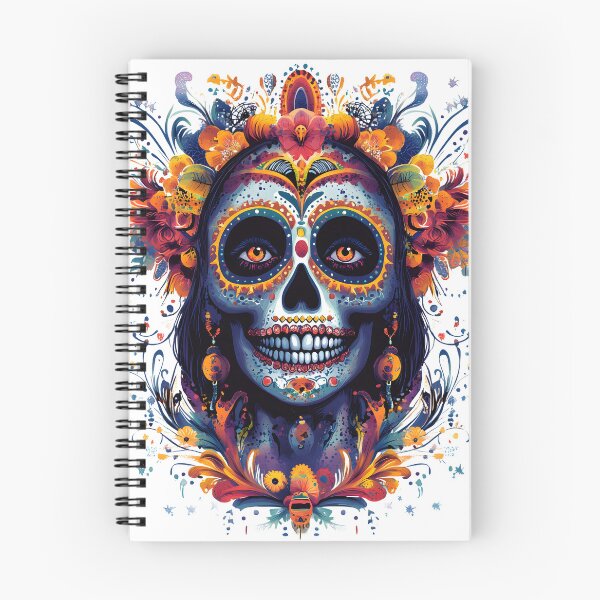 Aperçu de l'œuvre Art mexicain Dia de los Muertos créée et vendue par AnnDesignStudio.