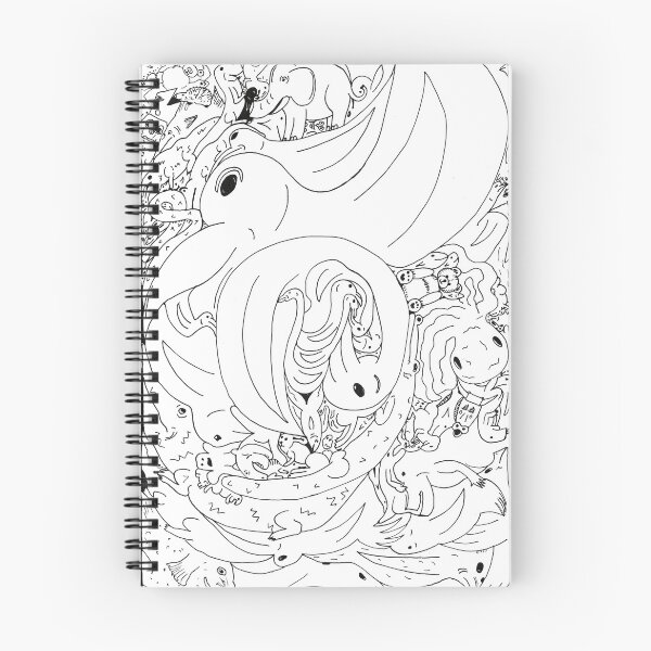 Item preview, Animal tessellation madness with swans and crocodiles and all sorts of stuff designed and sold by lwcomic.